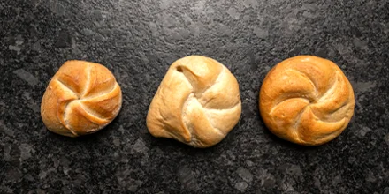 verschiedene Handsemmeln